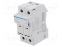 Fuse disconnector; 10x38mm; DIN; 32A; 690V; Poles: 2; -40÷70°C; IP20