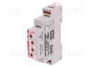 Timer; 1s÷10days; SPDT; 24VDC/16A,250VAC/16A; 12÷240VAC; DIN; IP20