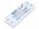 Power supply: switched-mode; LED; 20W; 24VDC; 830mA; 198÷264VAC