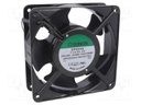 Fan: AC; axial; 230VAC; 120x120x38mm; 122(±10%)m3/h; 37dBA; 2150rpm