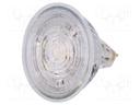 LED lamp; warm white; GU5,3; 12VAC; 350lm; 4.6W; 36°; 2700K