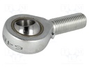 Articulated joint head; 16mm; Thread: M16; Mat: steel; Pitch: 2,0