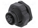 Socket; M12; PIN: 4; female; A code-DeviceNet / CANopen; THT; IP68