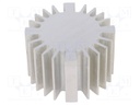 Heatsink; LED; Ø: 60mm; H: 37.5mm