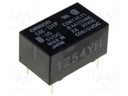 Relay: electromagnetic; SPDT; Ucoil: 12VDC; 0.4A/125VAC; 2A/30VDC