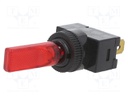 Switch: toggle; Pos: 2; SPST; OFF-ON; 20A/12VDC; -25÷85°C; 50mΩ