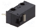 Microswitch SNAP ACTION; without lever; SPDT; 0.1A/30VDC; Pos: 2