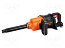 Wrench; impact; pneumatic; 2550Nm; Mounting: 1"; 6.2bar; 460l/min