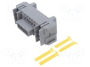 Fuse acces: fuse holder; 11mm; push-in; Body: grey; ways: 9
