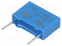 Capacitor: polypropylene; Y2; 2.2nF; 10mm; ±20%; 4x9x13mm; 300VAC