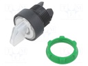 Switch: rotary; Stabl.pos: 1; 22mm; white; Illumin: LED; IP66; Pos: 3