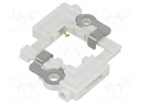 Connector: LED holder; push-in; Features: one-piece