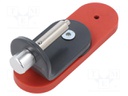 Holder; magnetic; W: 52mm; L: 120mm; H: 40mm