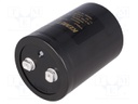 Capacitor: electrolytic; 4700uF; 500VDC; Leads: screw; ESR: 59mΩ