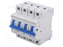 Circuit breaker; 230/400VAC; Inom: 10A; Poles: 1+N; Charact: C; 10kA