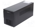 Power supply: UPS; 370x135x165mm; 720W; 1.2kVA; 9.5kg; 7Ah; f: 50Hz