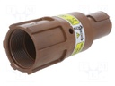 Connector: M40; EPIC; 1kV; Colour: brown; 400A; PIN: 1