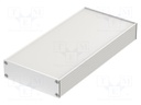 Enclosure: with panel; Filotec; X: 105mm; Y: 220mm; Z: 32mm; natural