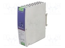 Power supply: switched-mode; 75W; 12VDC; 6.3A; 220÷240VAC; DIN