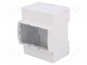 Enclosure: for computer; ARDUINO UNO; ABS; grey; X: 71.3mm; Z: 62mm