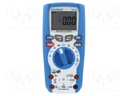 Digital multimeter; LCD 4,75 digit (50000); True RMS; -50÷760°C