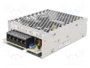Power supply: industrial; single-channel,universal; 75W; 15VDC