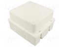 Enclosure: junction box; X: 170mm; Y: 190mm; Z: 120mm; wall mount
