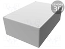 Enclosure: multipurpose; X: 95mm; Y: 145mm; Z: 49mm; 1590W; aluminium