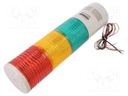 Signaller: signalling column; Colour: red/amber/green; LED; IP23