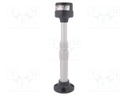 Signallers accessories: vertical holder; Colour: black; IP65