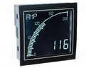 Ammeter, APM Series, AC, DC Current, 0A to 5A, 4 Digits, 12 to 24 Vdc, Negative LCD with Outputs