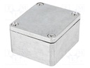 Enclosure: multipurpose; X: 58mm; Y: 64mm; Z: 35mm; aluminium; IP67