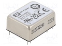 Isolated Board Mount DC/DC Converter, 2:1 Input, ITE, 2 Output, 10 W, 12 V, 420 mA, -12 V