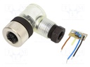 Plug; M12; PIN: 4; female; A code-DeviceNet / CANopen; for cable