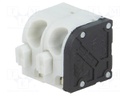 PCB terminal block; angled 45°; 5mm; ways: 2; on PCBs; 0.75mm2