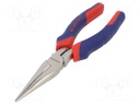 Pliers; half-rounded nose,universal; 200mm