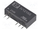 Converter: DC/DC; 1W; Uin: 12V; Uout: 15VDC; Uout2: -15VDC; Iout: 33mA