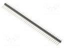 Pin header; pin strips; male; PIN: 40; straight; 2.54mm; THT; 1x40