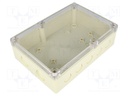 Enclosure: multipurpose; X: 125mm; Y: 180mm; Z: 56mm; ABS; IP65