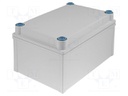 Enclosure: multipurpose; X: 200mm; Y: 300mm; Z: 170mm; QUICK; ABS