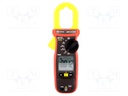 AC digital clamp meter; Øcable: 30mm; LCD (6000),with a backlit