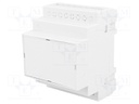 Enclosure: for DIN rail mounting; Y: 90mm; X: 70mm; Z: 65mm; ABS