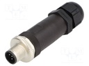 Plug; M12; PIN: 5; male; A code-DeviceNet / CANopen; for cable