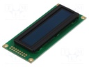 Display: OLED; graphical; 100x16; Window dimensions: 66x16mm; red