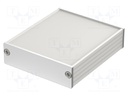 Enclosure: with panel; Filotec; X: 71.8mm; Y: 80mm; Z: 20.4mm; IP40