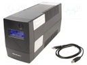 Power supply: UPS; 286x100x144mm; 240W; 450VA; 3.895kg; 4.5Ah