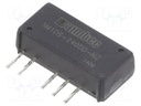 Converter: DC/DC; 1W; Uin: 21.6÷26.4V; Uout: 5VDC; Uout2: -5VDC; SIP7