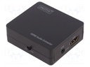 Converter; Colour: black; Input: HDMI socket,USB B mini socket