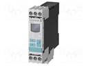 Module: voltage monitoring relay; DIN; DPDT; OUT 1: 250VAC/3A