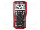 Digital multimeter; LCD; (6000); Bargraph: 60segm.40x/s; 5x/s